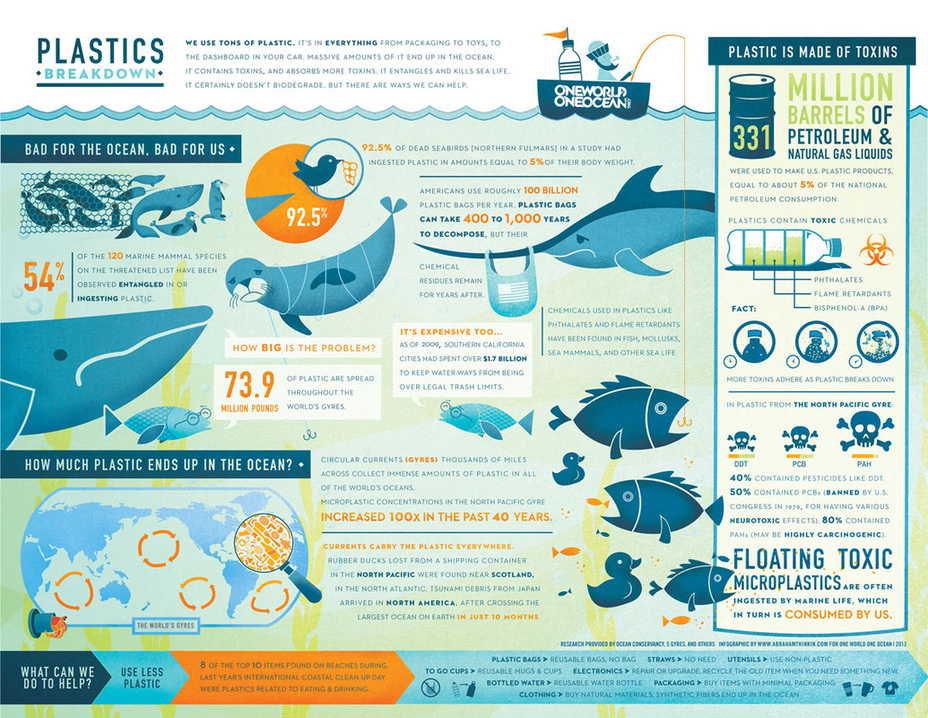 Plastics Breakdown Infographic